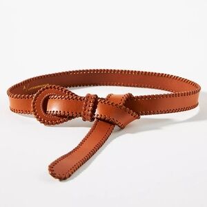 NWOT Anthropologie Whipstitch adjustable leather belt